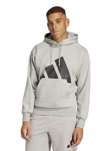 POLERÓN HOODIE MANGA LARGA HOMBRE ADIDAS ESSENTIALS LOGO GRANDE - 1