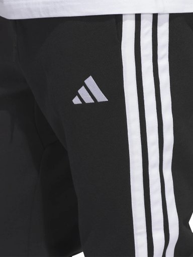 PANTALÓN DE BUZO HOMBRE ADIDAS JD1861 NEGRO ESSENTIALS FLEECE 3 TIRAS - 4