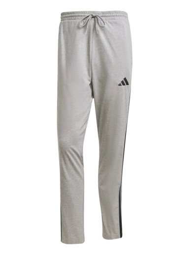 PANTALÓN DE BUZO HOMBRE ADIDAS JE6428 GRIS ESSENTIALS 3 BANDAS SINGLE JERSEY - 6