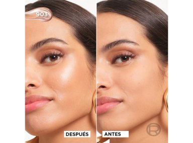 BASE DE MAQUILLAJE LOREAL 40 ML LUMI GLOTION ALL IN 1 FAIR GLOW - 4