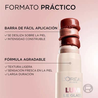 ILUMINADOR LOREAL LUMI LE GLASS 5 GR STICK - 3