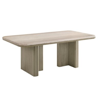 JUEGO DE COMEDOR MAISON LINETT CELINE 6 SILLAS MÁRMOL GENUINO GRIS - 5