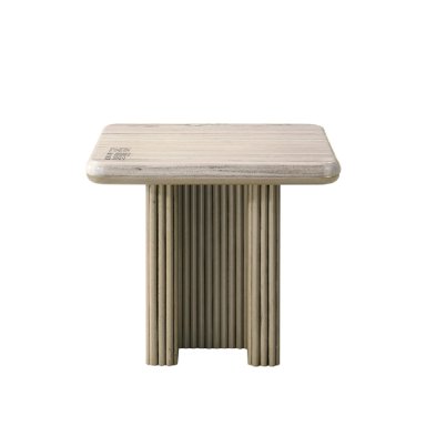 MESA LATERAL MAISON LINETT CELINE MÁRMOL GRIS - 2