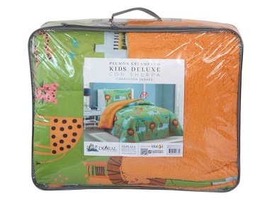 PLUMÓN DORAL SHERPA KIDS ANIMALES 1.5PL - 5