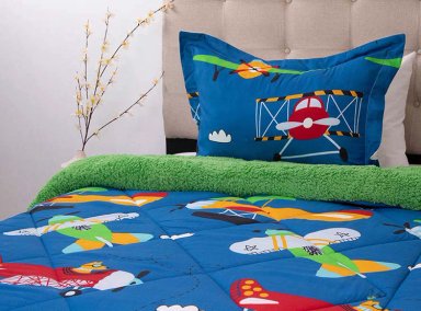 PLUMÓN DORAL SHERPA KIDS AVIÓN 1.5PL - 3