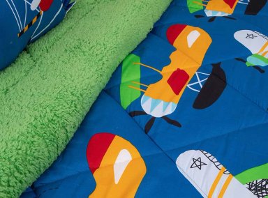 PLUMÓN DORAL SHERPA KIDS AVIÓN 1.5PL - 4