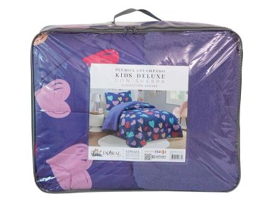PLUMÓN DORAL SHERPA KIDS CORAZONES 1.5PL - 5
