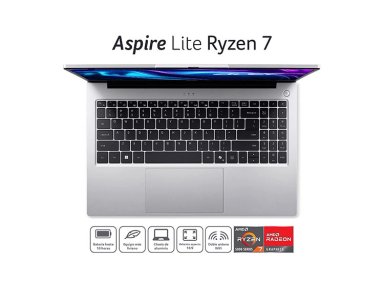 NOTEBOOK ACER ASPIRE LITE AL15-41P-R0ZY-1 AMD RYZEN 7 32GB RAM 512GB SSD 15.6" - 3