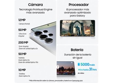 CELULAR SAMSUNG S25 GALAXY ULTRA 6.9" 512 GB 12 GB RAM 50 MP + 200 MP + 50 MP + 10 MP - 8
