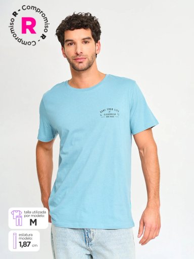 POLERA MANGA CORTA ALGODÓN HOMBRE CLOUDBREAK - 1
