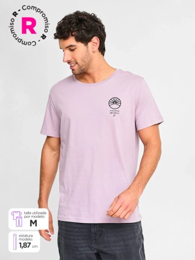 POLERA HOMBRE CLOUDBREAK MANGA CORTA ALGODÓN - 1