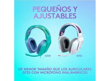 AUDÍFONOS LOGITECH HEADSET G335 WIRED MENTA - 11