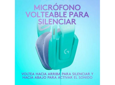 AUDÍFONOS LOGITECH HEADSET G335 WIRED MENTA - 5