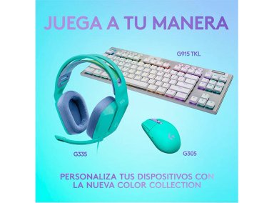 AUDÍFONOS LOGITECH HEADSET G335 WIRED MENTA - 8
