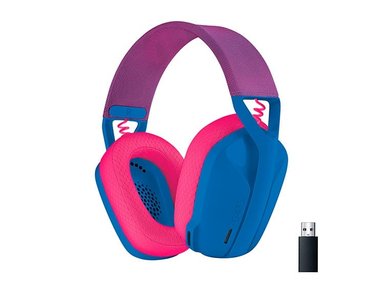 AUDÍFONOS LOGITECH HEADSET G435 WIRELESS AZUL BLUETOOTH - 1