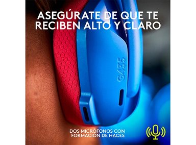 AUDÍFONOS LOGITECH HEADSET G435 WIRELESS AZUL BLUETOOTH - 5