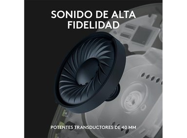 AUDÍFONOS LOGITECH HEADSET G435 WIRELESS NEGRO BLUETOOTH - 4