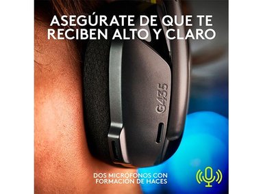 AUDÍFONOS LOGITECH HEADSET G435 WIRELESS NEGRO BLUETOOTH - 5