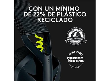 AUDÍFONOS LOGITECH HEADSET G435 WIRELESS NEGRO BLUETOOTH - 7