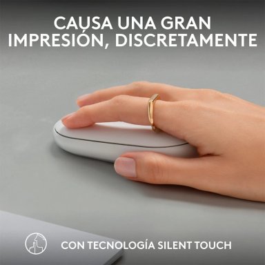 MOUSE INALÁMBRICO LOGITECH 2 M350 BLANCO - 5
