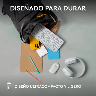 MOUSE INALÁMBRICO LOGITECH 2 M350 BLANCO - 7