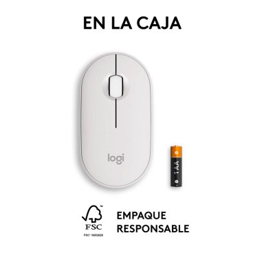 MOUSE INALÁMBRICO LOGITECH 2 M350 BLANCO - 9