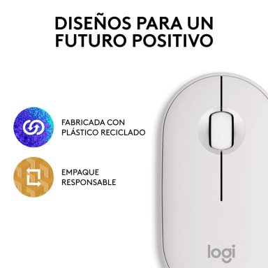 MOUSE INALÁMBRICO LOGITECH 2 M350 BLANCO - 10