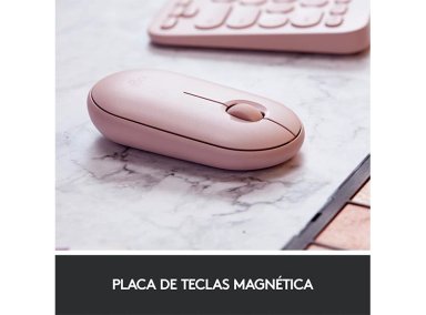 MOUSE INALÁMBRICO LOGITECH 2 M350 ROSADO - 7