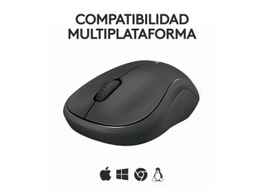 MOUSE INALÁMBRICO LOGITECH M240 GRAFITO - 6