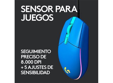 MOUSE LOGITECH G203 LIGHTSYNC AZUL - 3