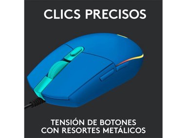 MOUSE LOGITECH G203 LIGHTSYNC AZUL - 5