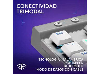 TECLADO WINDOWS MAC OS INALÁMBRICO LOGITECH G515 GRIS - 5