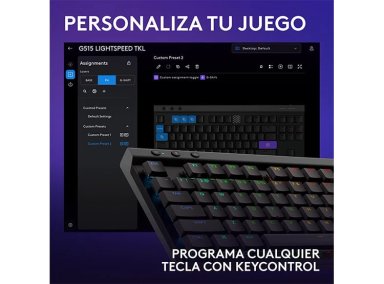 TECLADO WINDOWS MAC OS INALÁMBRICO LOGITECH G515 NEGRO - 7