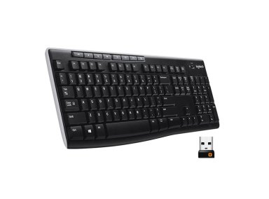 TECLADO WINDOWS INALÁMBRICO LOGITECH K270 NEGRO - 1