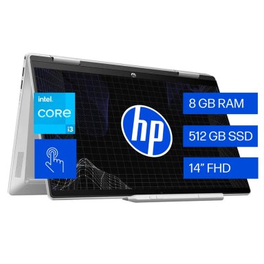 NOTEBOOK HP PAVILION X360 14-EK0010LA INTEL CORE I3 8 GB RAM 512 GB SSD PANTALLA TOUCH 14" - 1