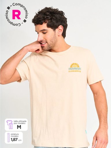 POLERA MANGA CORTA ALGODÓN HOMBRE CLOUDBREAK DAMESA - 1