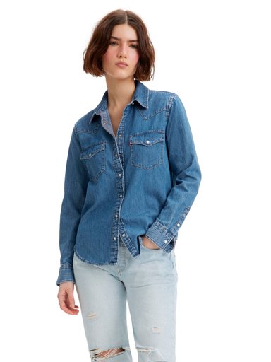 BLUSA MUJER LEVI'S MANGA LARGA DENIM - 1
