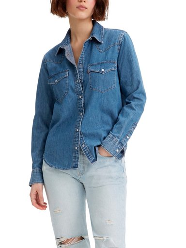 BLUSA MUJER LEVI'S MANGA LARGA DENIM - 2