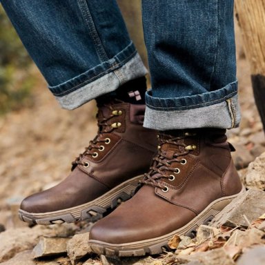 BOTINES CUERO HOMBRE CARDINALE CAFÉ SANCY - 2