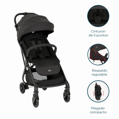 COCHE DE PASEO JOIE NEGRO JOIA TRAVEL TOURIST S1706 - 8