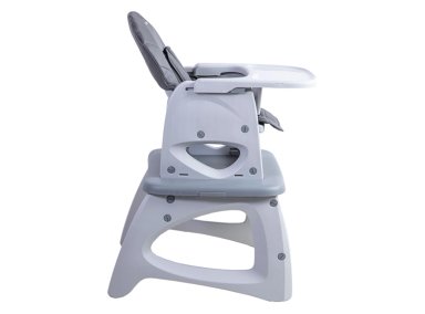 SILLA DE COMER ESCRITORIO BALANCIN EAT&SWING GRIS BEBESIT - 7