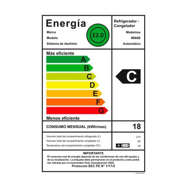 REFRIGERADOR BOTTOM FREEZER MADEMSA 293L NO FROST MI60B - 9