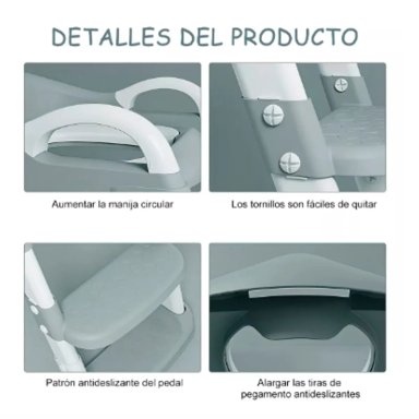 ASIENTO BAÑO BEBESIT BB00OKB005 GRIS ESCALERA - 3