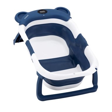 BAÑERA BEBESIT BB00OKB074 AZUL PLEGABLE SMART BEAR VIAJES BEBE - 1