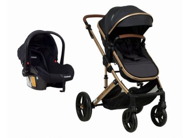 COCHE CUNA TRAVEL SYSTEM BEBE OFFROAD NEGRO BEBESIT - 2