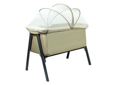 CUNA COLECHO BEBE EASY LX CON MOSQUITERO Y BOLSO BEIGE - 4