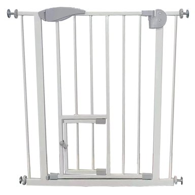 REJA DE SEGURIDAD BEBE PUERTA MASCOTA DOBLE SEGURO 75-82 CM - 1