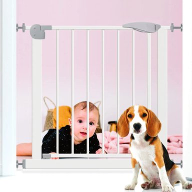 REJA DE SEGURIDAD BEBE MASCOTA DOBLE SEGURO 75 A 82 CM - 4