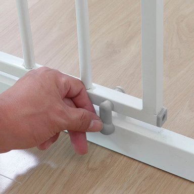 REJA DE SEGURIDAD BEBE MASCOTA DOBLE SEGURO 75 A 82 CM - 6