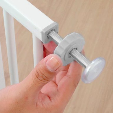 REJA DE SEGURIDAD BEBE MASCOTA DOBLE SEGURO 75 A 82 CM - 9